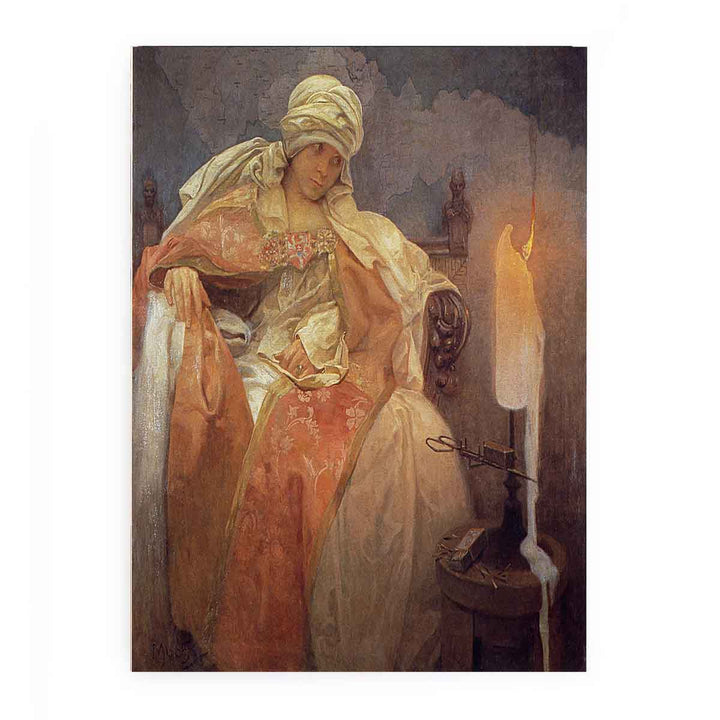 Woman With a Burning Candle