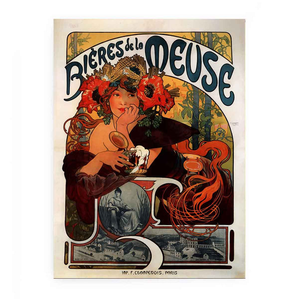 Alfons Mucha - 1897 - Bières de la Meuse