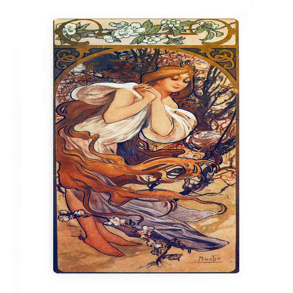 Mucha seasons 1897 spring