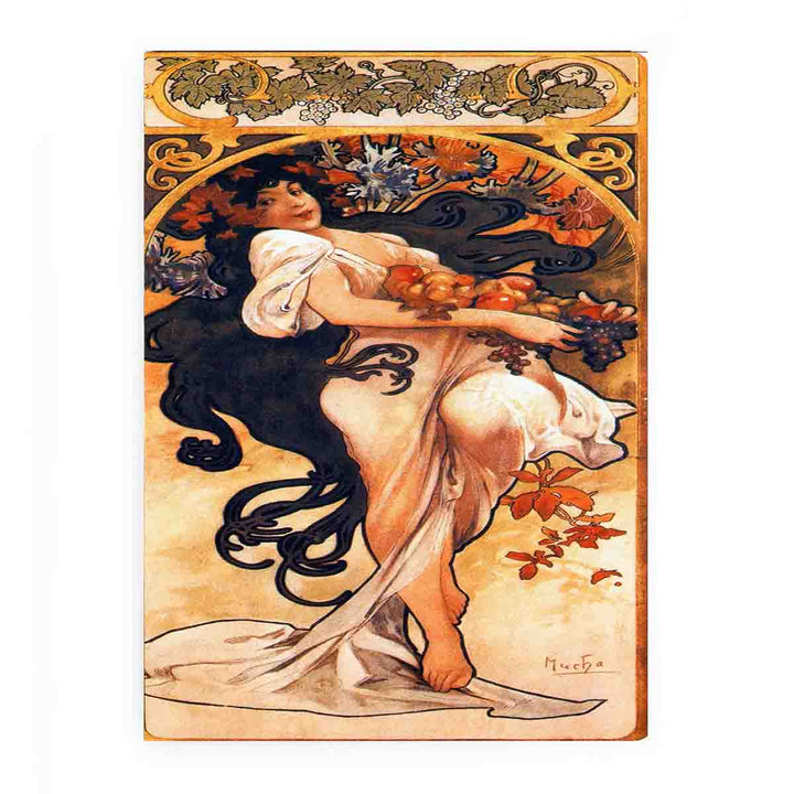 Mucha seasons 1897 autumn