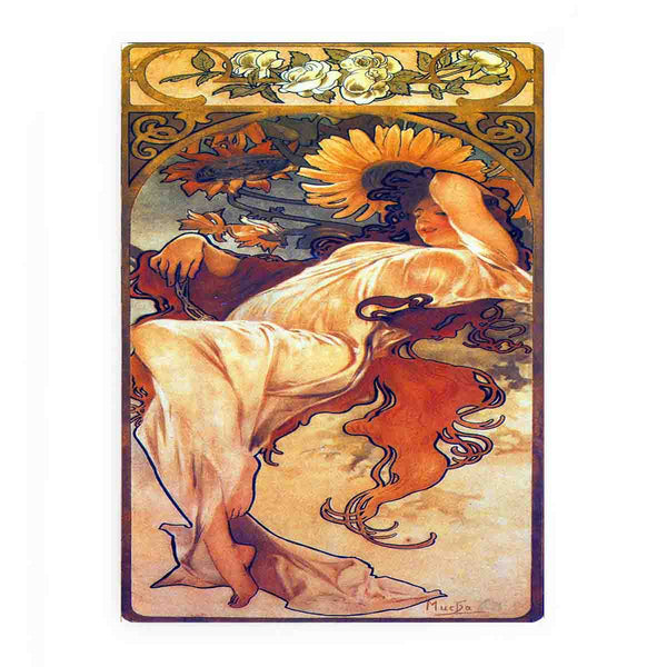 Mucha seasons 1897 summer