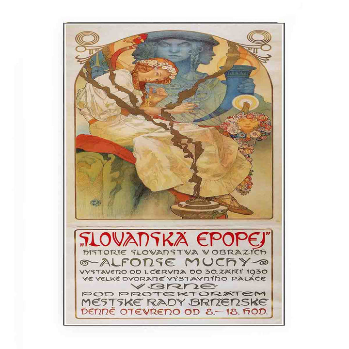 Slav Epic poster - Alfons Mucha