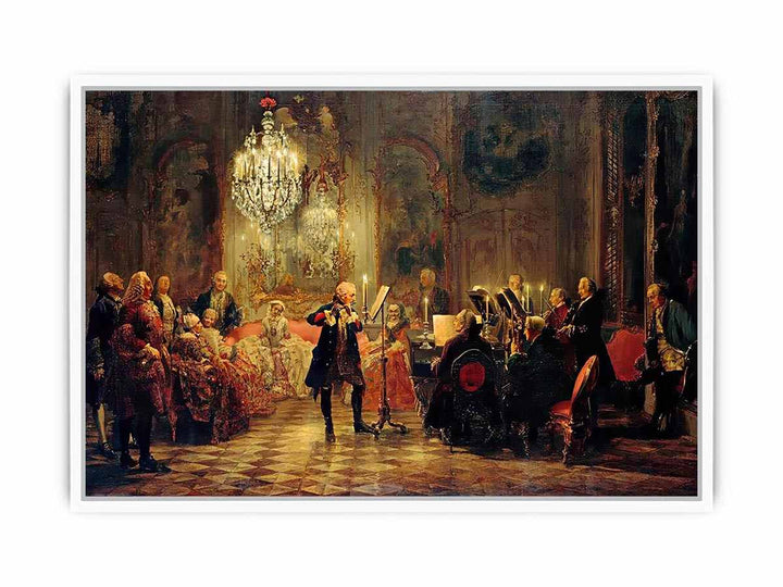 The Flute Concert Framed Print