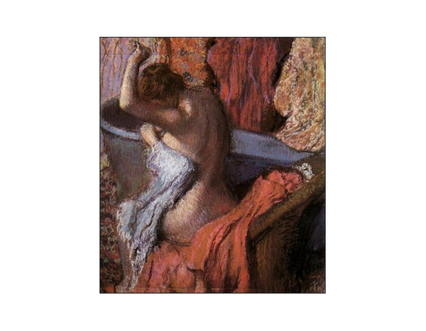 Seated Bather Drying Herself
