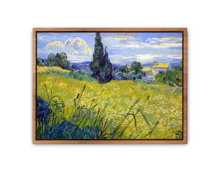 Green Field By Van Gogh  Painting