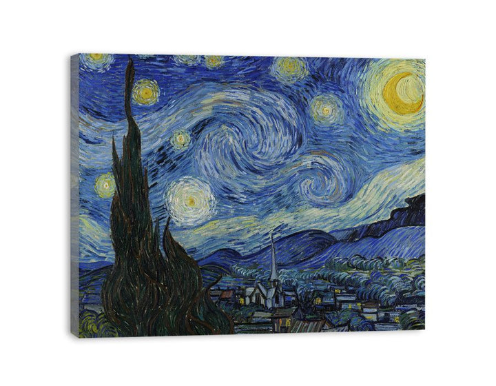 Starry Night Painting canvas Print