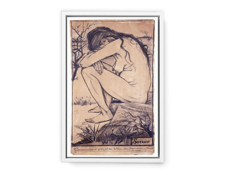 Sorrow Nude Painting by Van Gogh  Painting