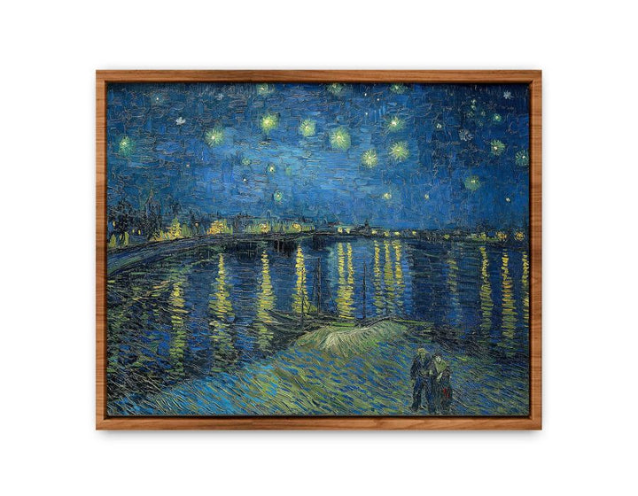 Starry Night Over the Rhone framed Print