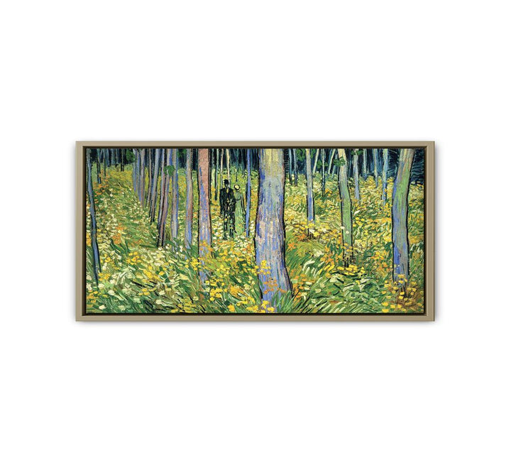 Undergrowth with Two Figures framed Print