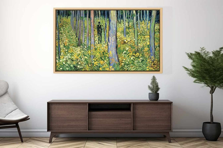 Undergrowth with Two Figures Art Print