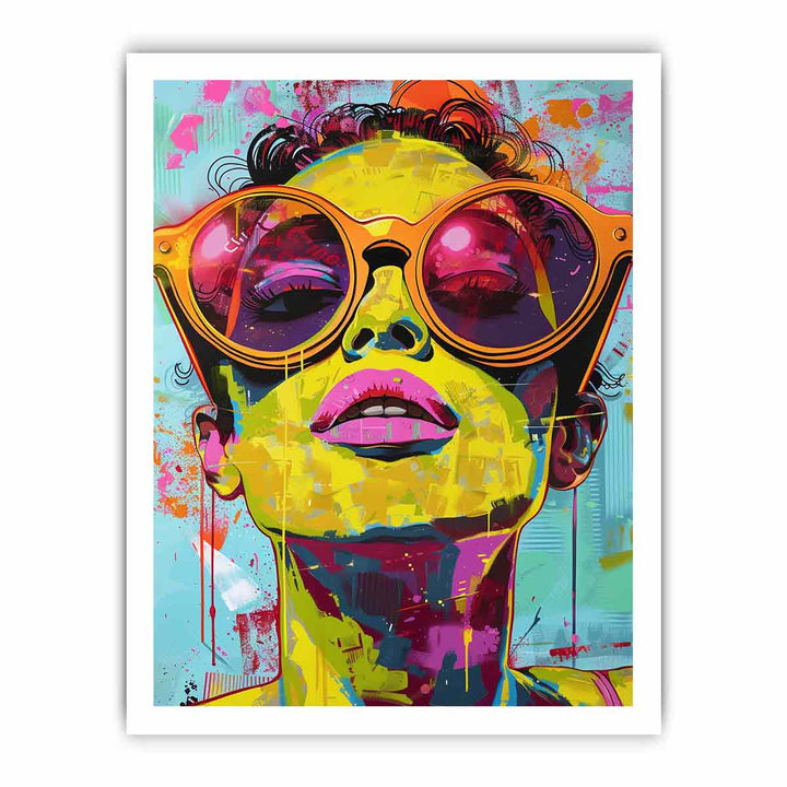 Colorful Glass framed Print