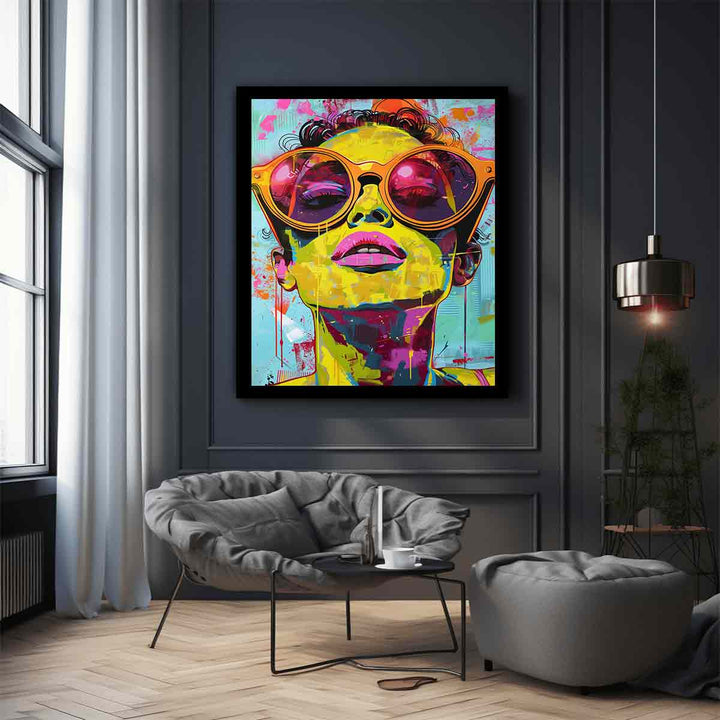 Colorful Glass Art Print