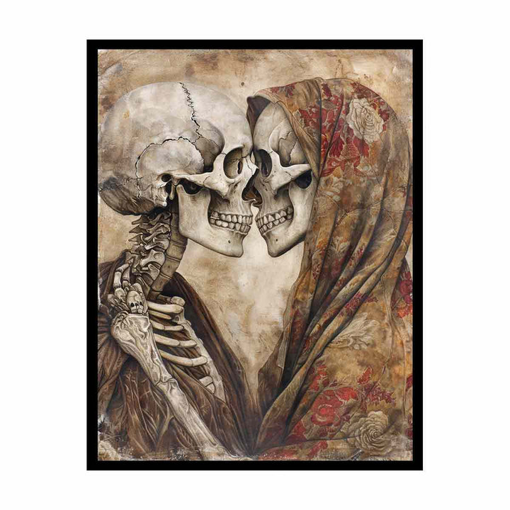 Eternal Kiss Art canvas Print