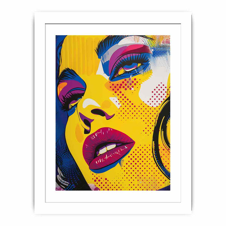 Red Blue framed Print