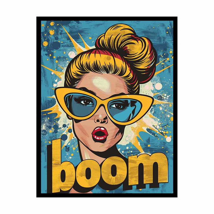 Boom Pop Art canvas Print