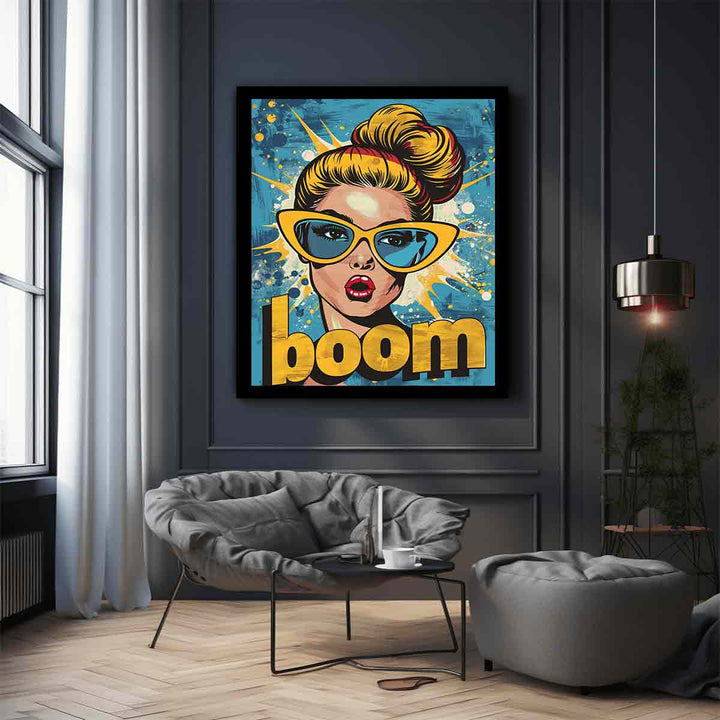 Boom Pop Art Art Print