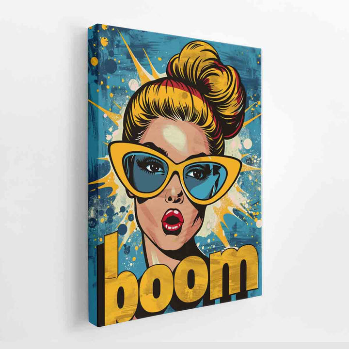 Boom Pop Art canvas Print