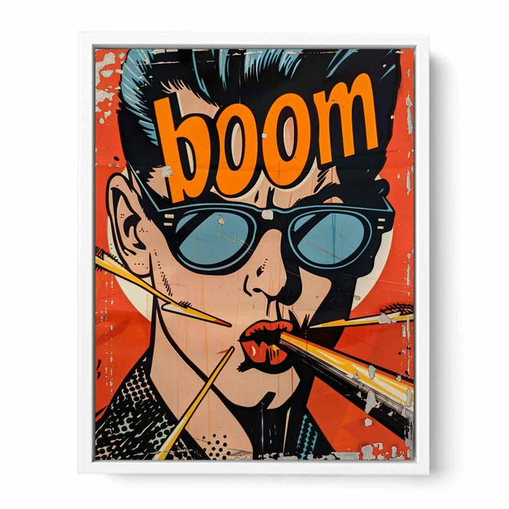 Boom Pop Art Poster Painting