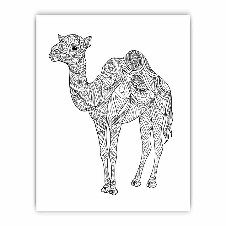 Color Me Camel framed Print