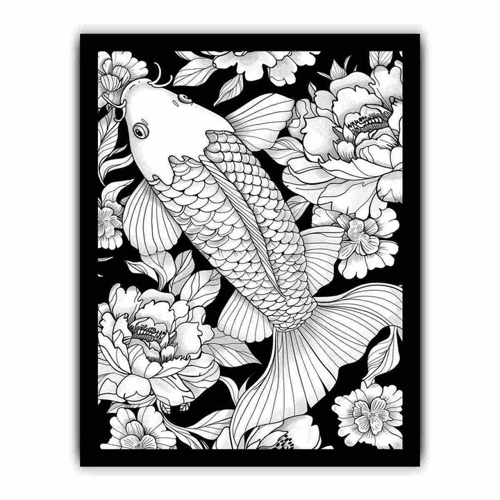 Color Me Fish framed Print