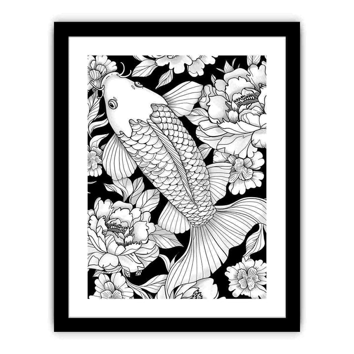 Color Me Fish framed Print