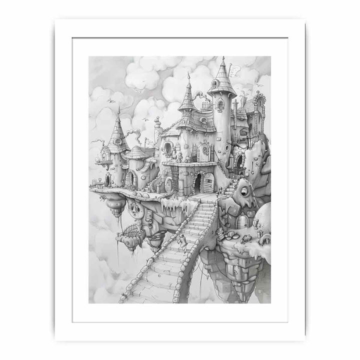 Castle Art framed Print