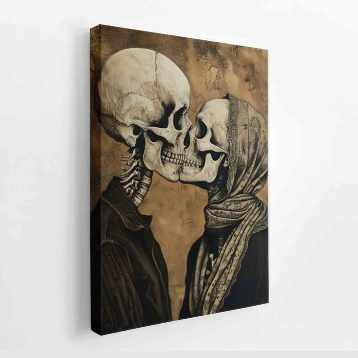 Kiss After Life canvas Print