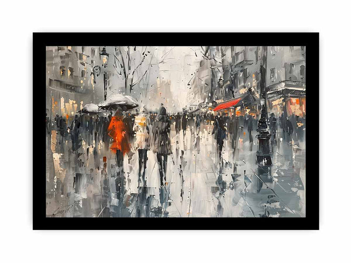 Paris Walk framed Print