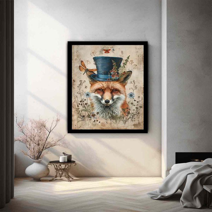 Whimsical Fox Art Print