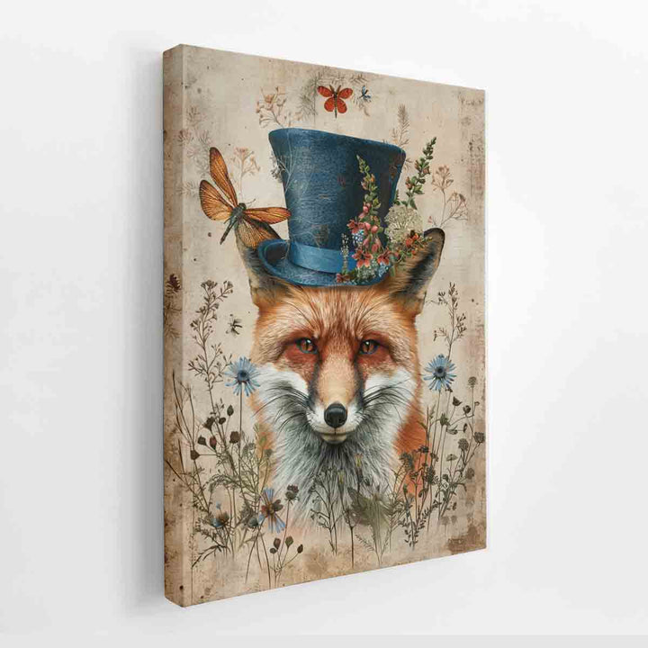 Whimsical Fox canvas Print