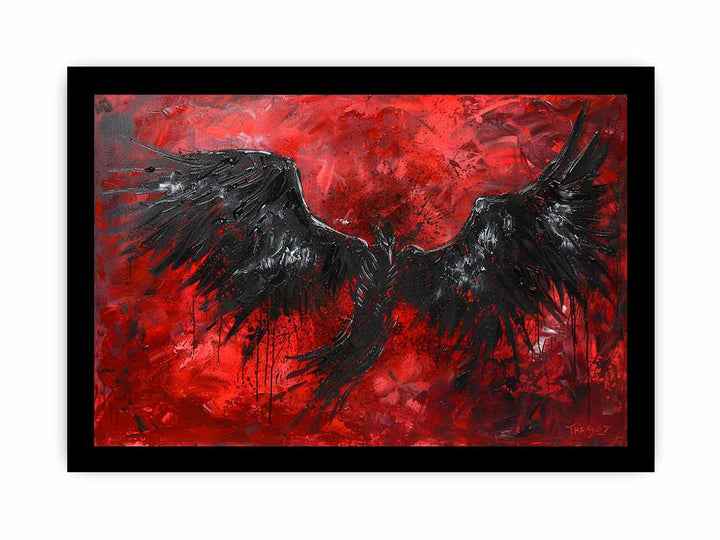 Lucifer framed Print