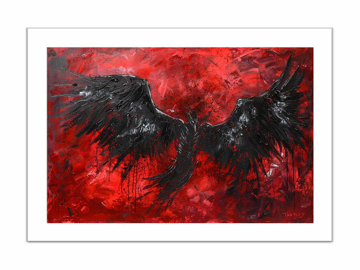 Lucifer framed Print