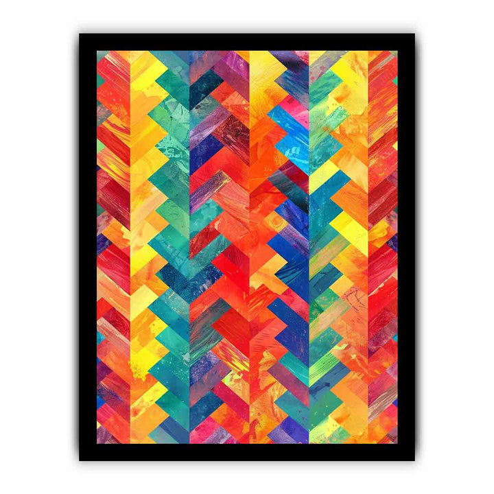 Rainbow Pattern  framed Print