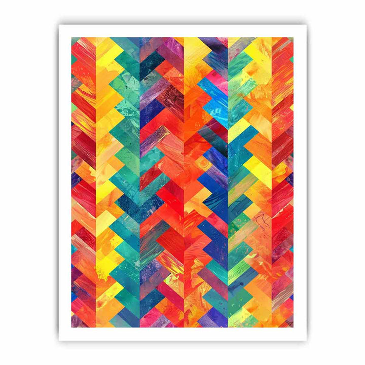 Rainbow Pattern  framed Print