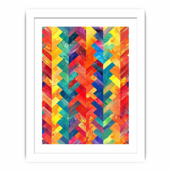 Rainbow Pattern  framed Print