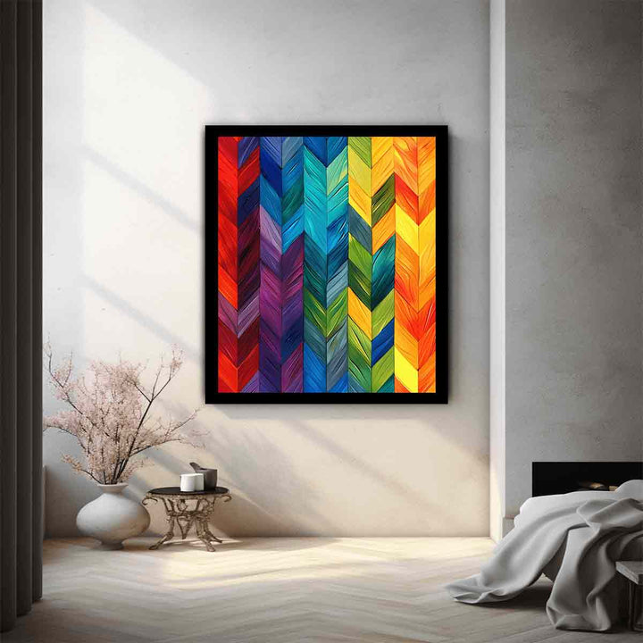 Seamless Rainbow Art Print