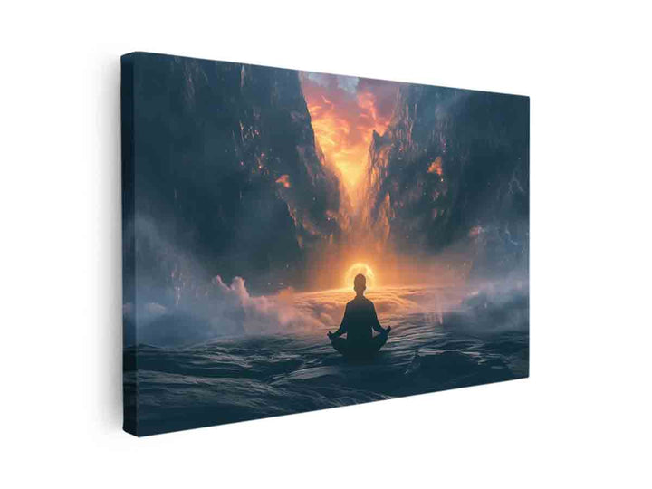 Enlightenment  Meditation canvas Print