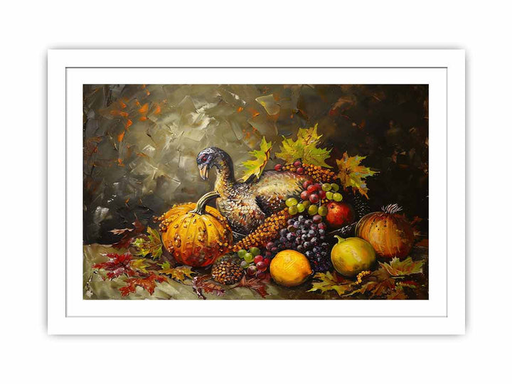 Thanksgiving framed Print