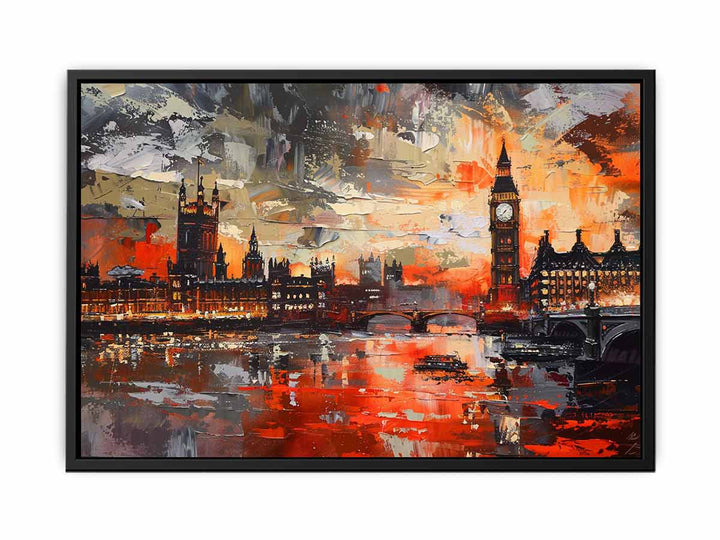 London Art canvas Print