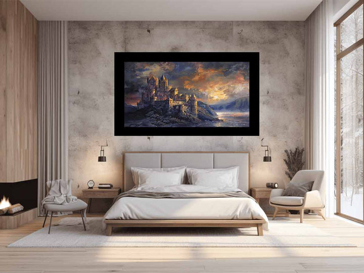 River Castles Art Print