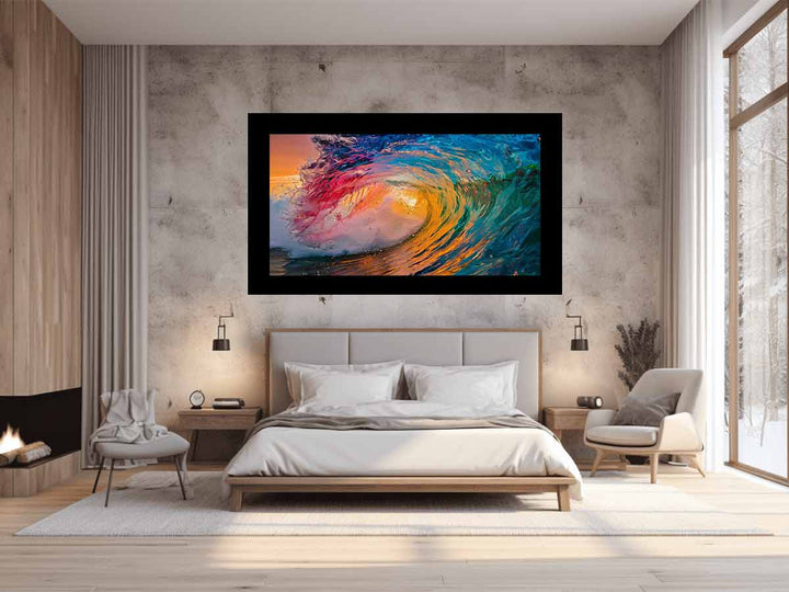 Rainbow Surf  Art Print