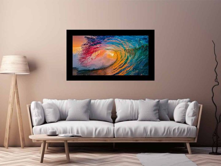 Rainbow Surf  Art Print