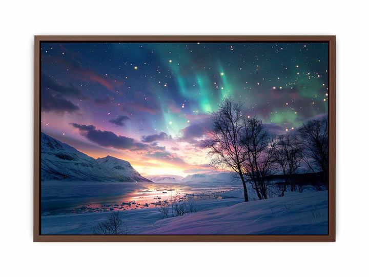 Northern Lights Painting