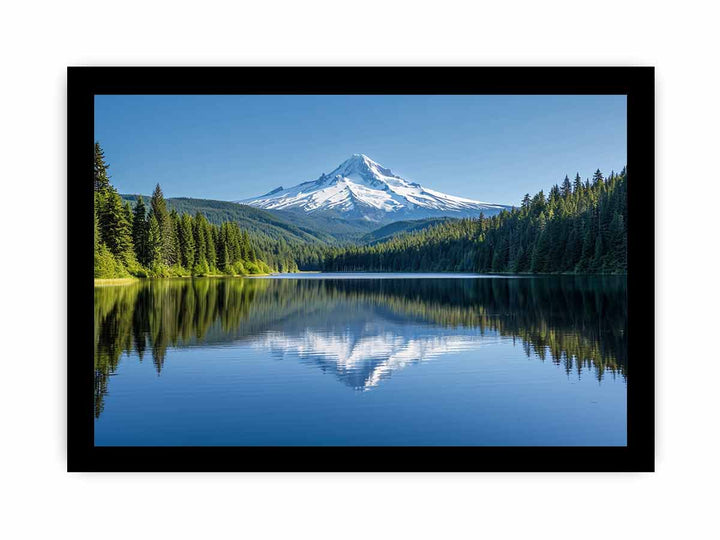 Mt. Hood framed Print