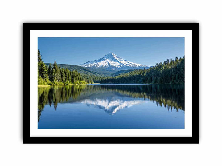 Mt. Hood framed Print