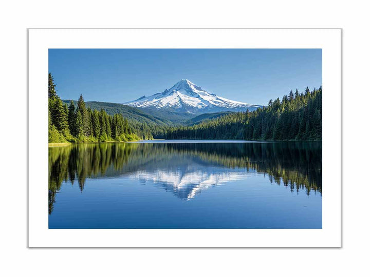 Mt. Hood framed Print