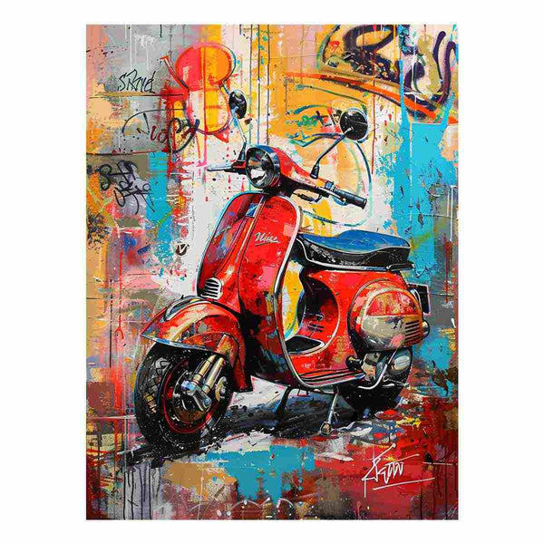 Scooter Art Print