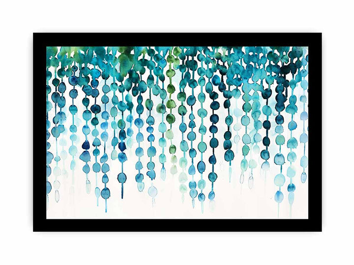 Watercolor Strings framed Print