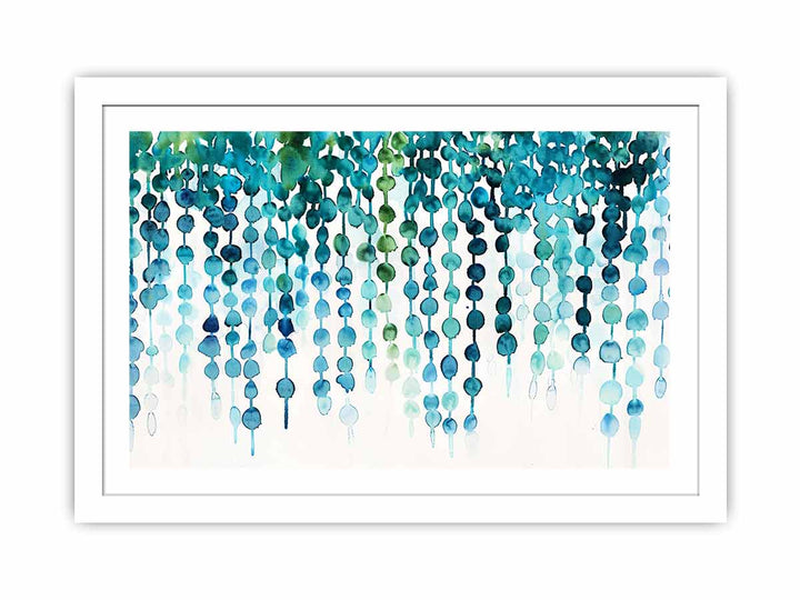 Watercolor Strings framed Print