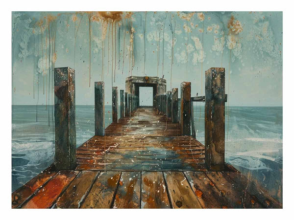 Pier Art Print